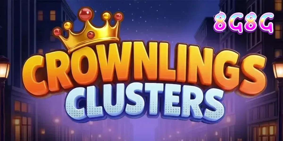 Tampilan visual ceria dan penuh warna dari slot Crownlings Clusters dengan karakter blobby yang unik.